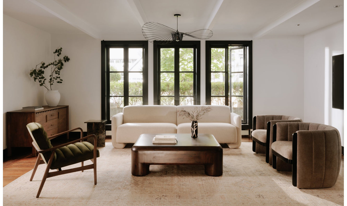 Fauteuil d'appoint Francis Taupe