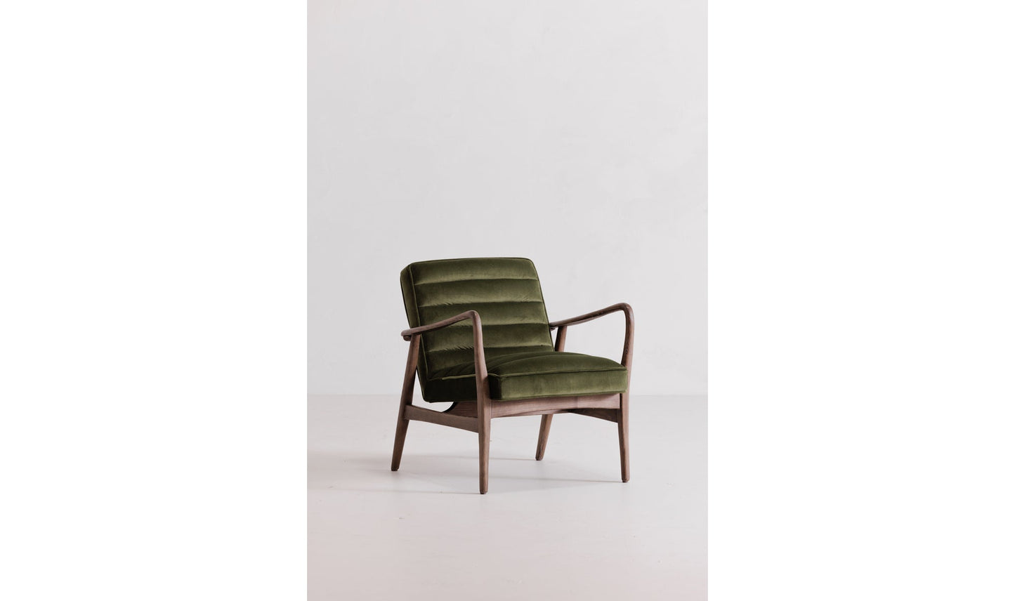 Fauteuil d'appoint vert Anderson