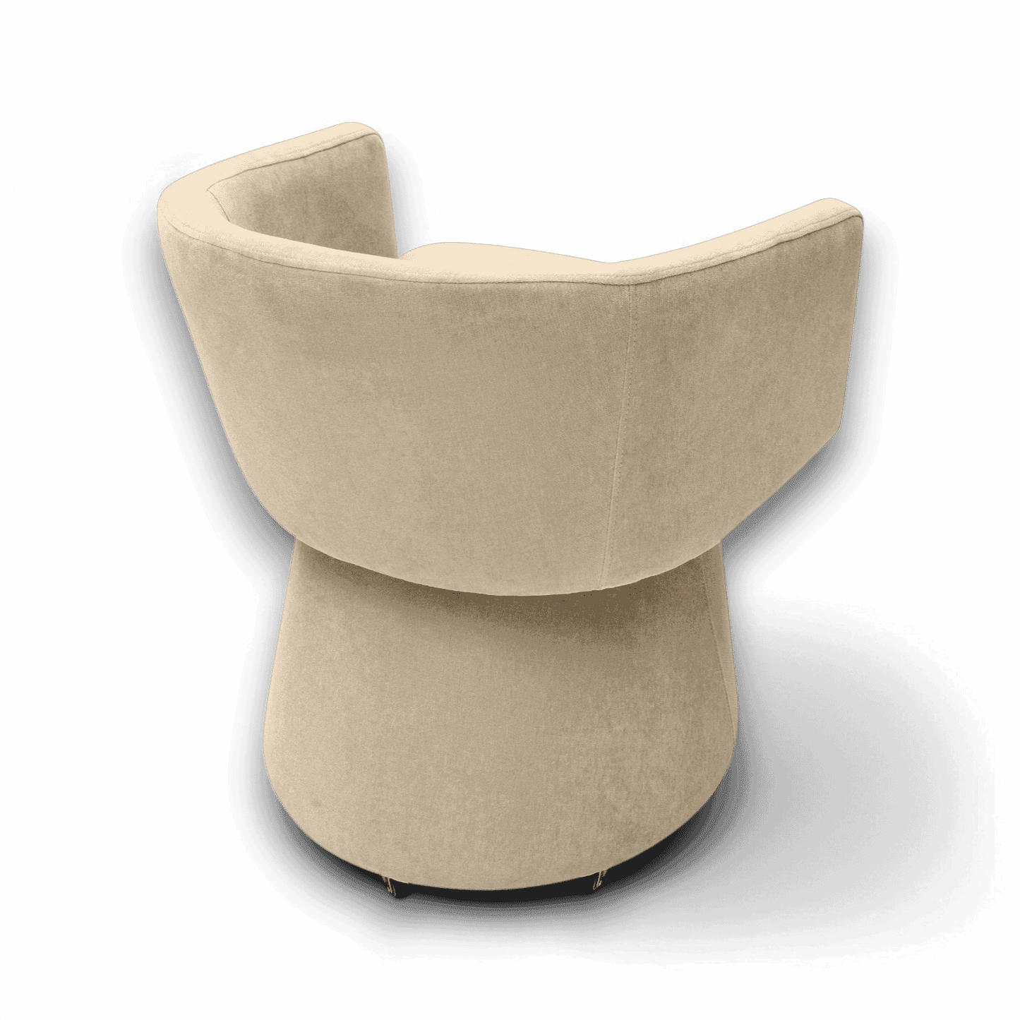 Chaise de bureau à roulettes Cosmos Taupe