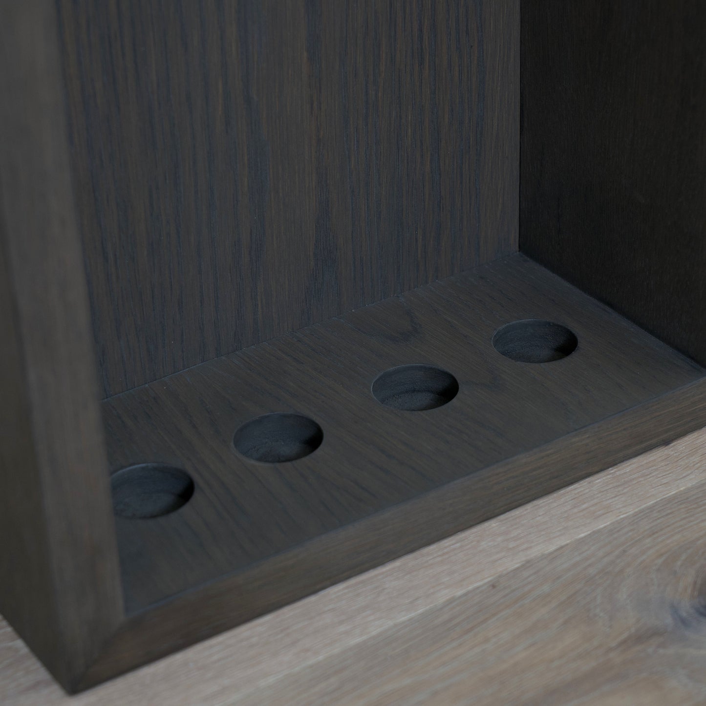 Split Pool Cue Rack