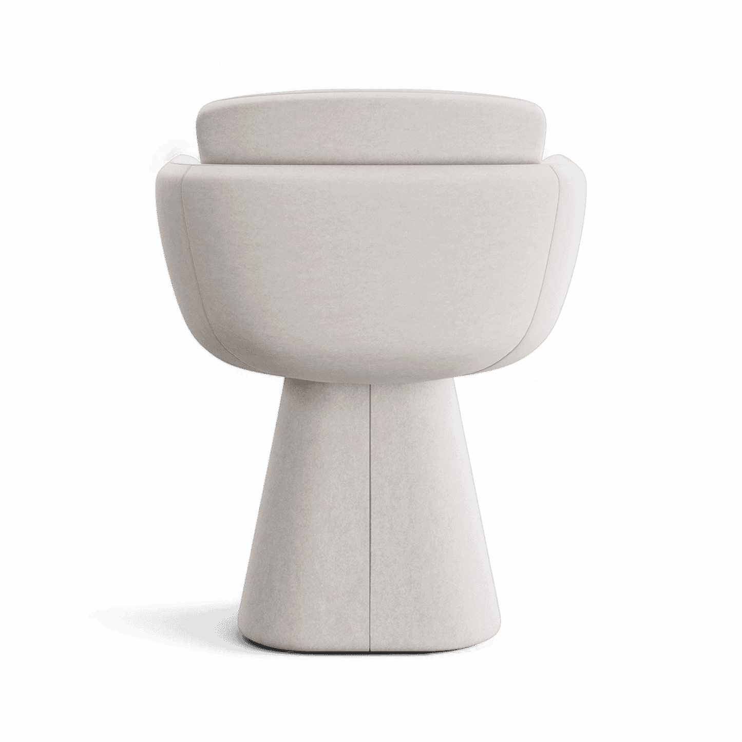 Chaise de salle à manger pivotante Rune beige