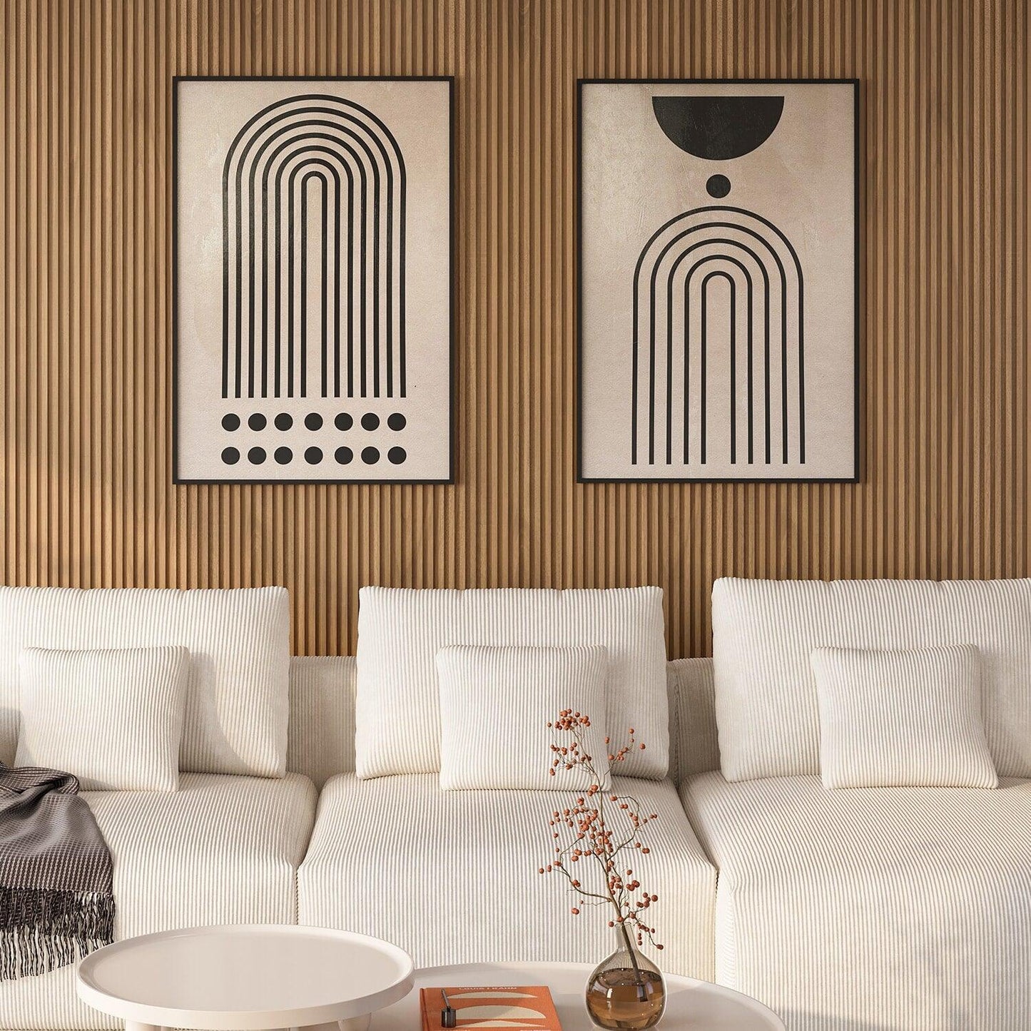 Contours doux 32 x 48 (ensemble de 2)