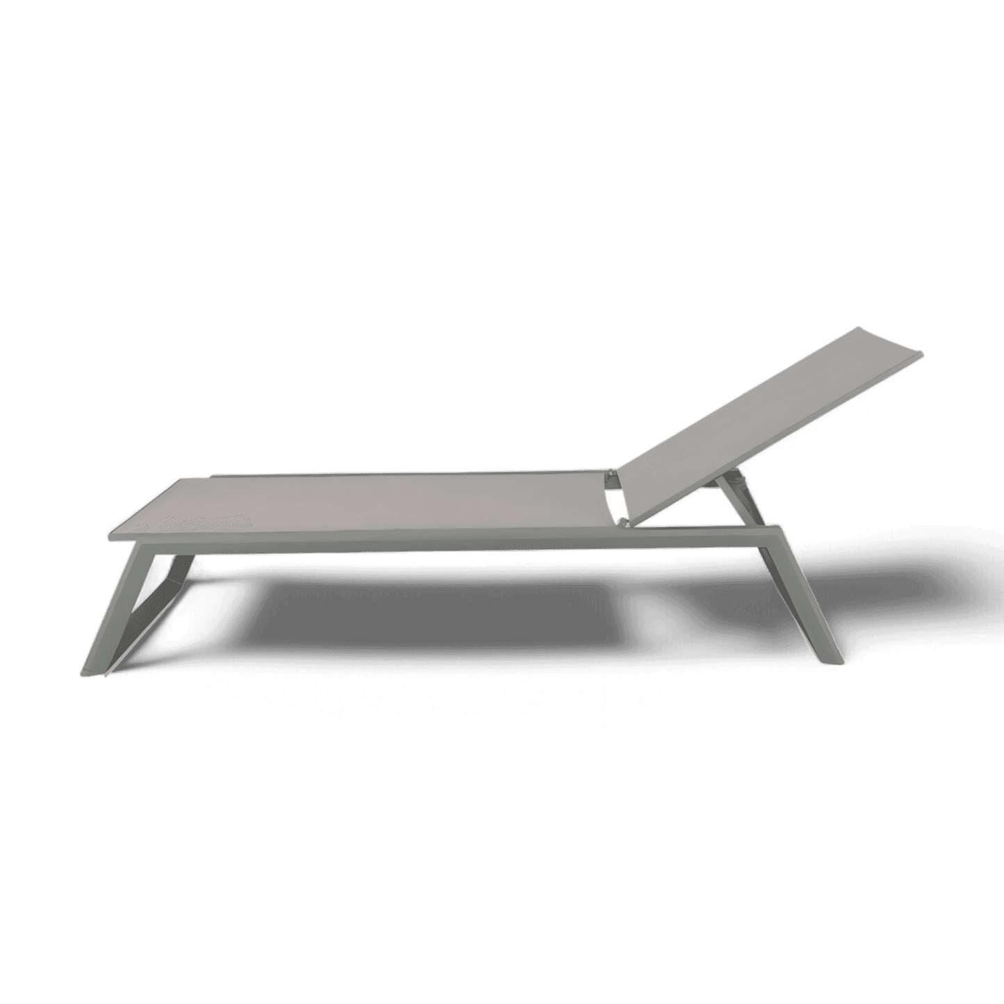 Chaise longue d'extérieur Isa grise