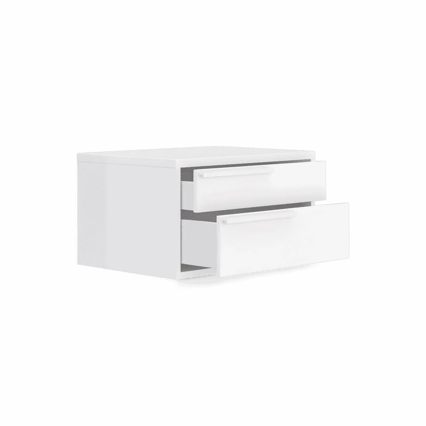 Table de chevet Monarch blanche à gauche