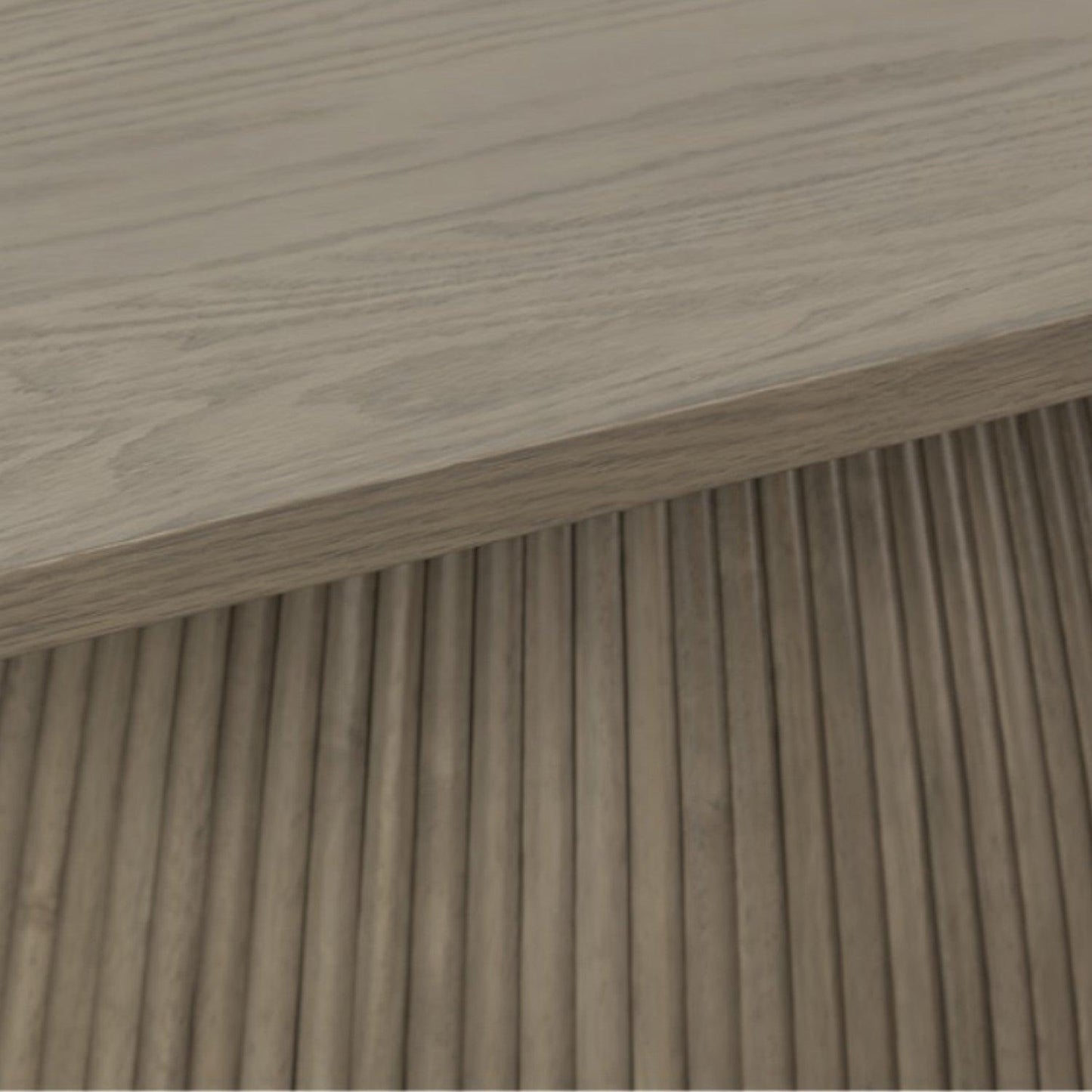 Table à manger rectangulaire Oxford en chêne grège