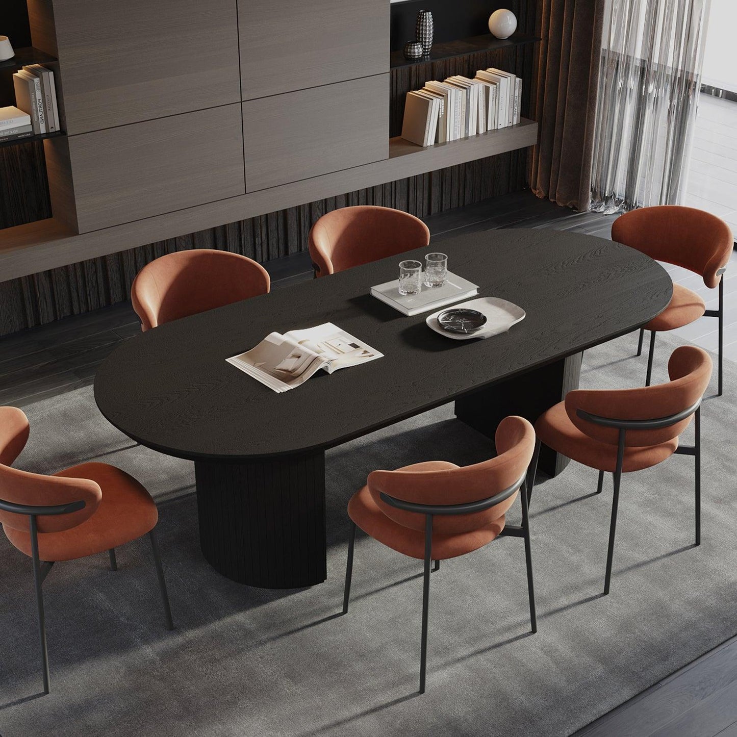 Chaise de salle à manger Zoya en terre cuite