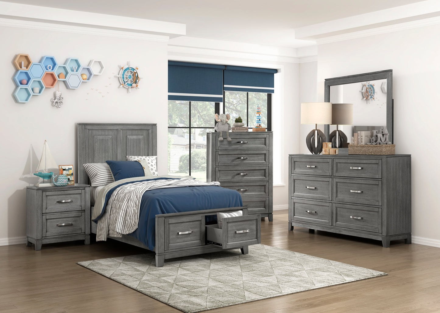Collection de chambres à coucher Garretson Grey