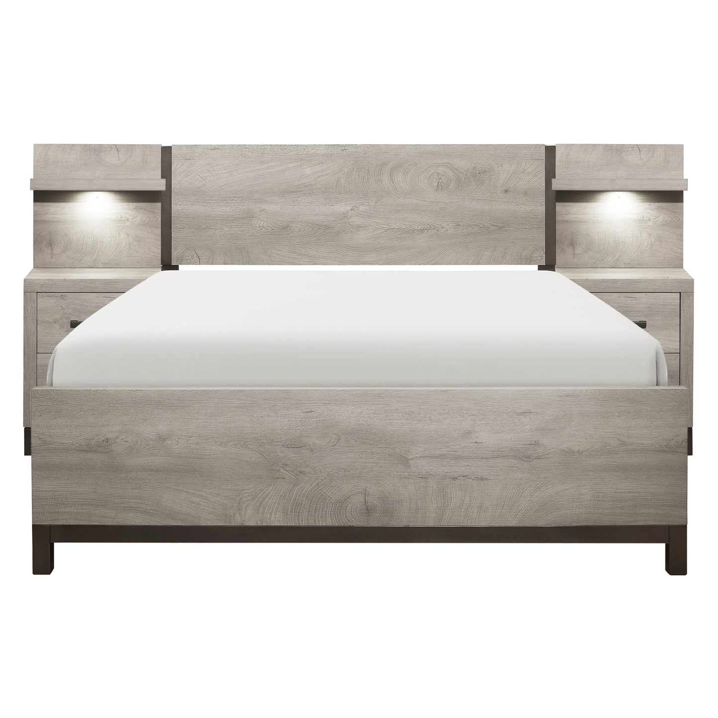 Collection de chambre à coucher Zephyr gris clair
