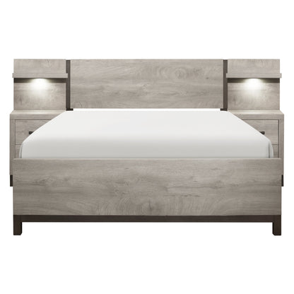 Collection de chambre à coucher Zephyr gris clair