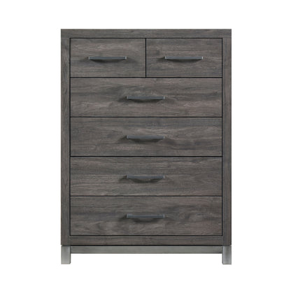Collection de chambre à coucher Zephyr gris foncé