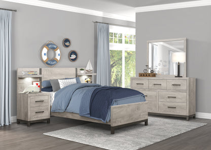 Collection de chambre à coucher Zephyr gris clair