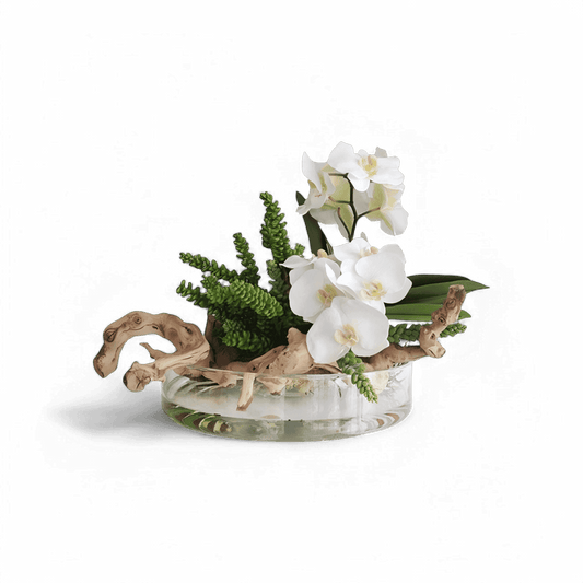 Vase Héritage Succulentes et Bois