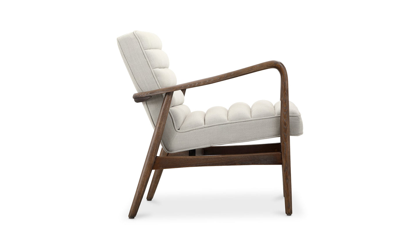Fauteuil d'appoint beige Anderson