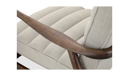 Fauteuil d'appoint beige Anderson