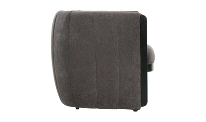 Fauteuil d'appoint Francis gris foncé