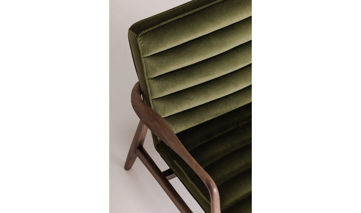 Fauteuil d'appoint vert Anderson