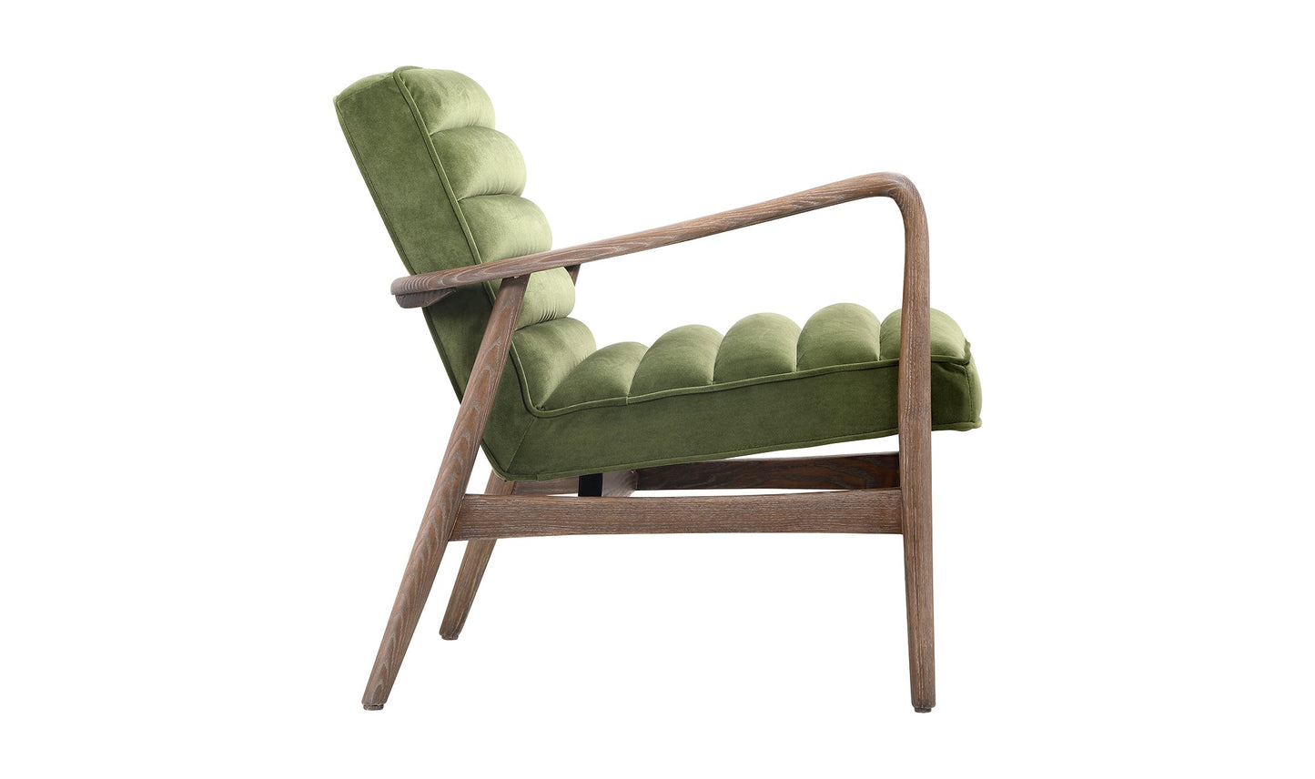 Fauteuil d'appoint vert Anderson