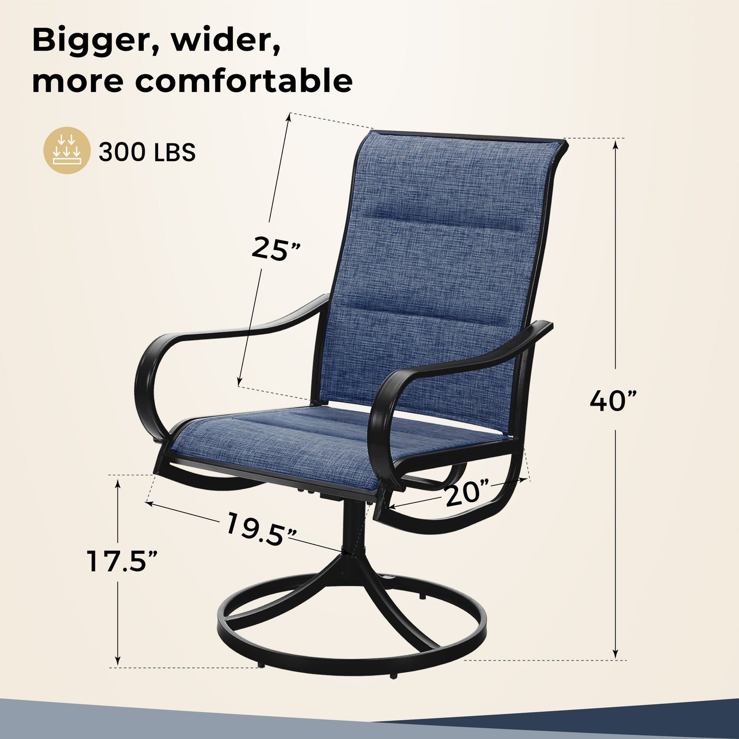 Ensemble de salle à manger de patio 8 pièces MAISON ARTS avec parasol de patio de 13 pieds