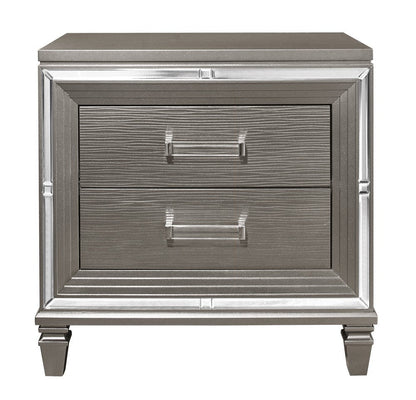 Collection de rangement pour chambre à coucher Tamsin gris argenté