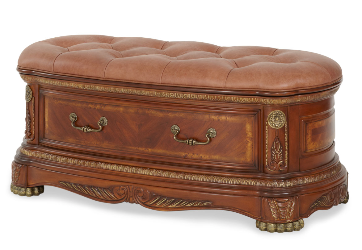 Collection de chambres Cortina en noyer miel