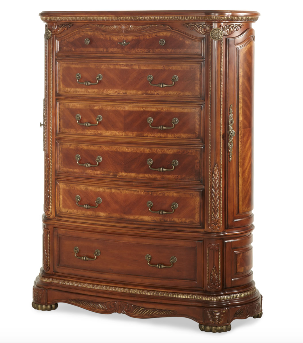 Collection de chambres Cortina en noyer miel