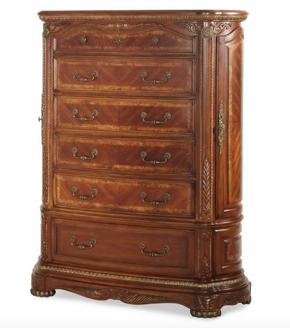 Collection de chambres Cortina en noyer miel