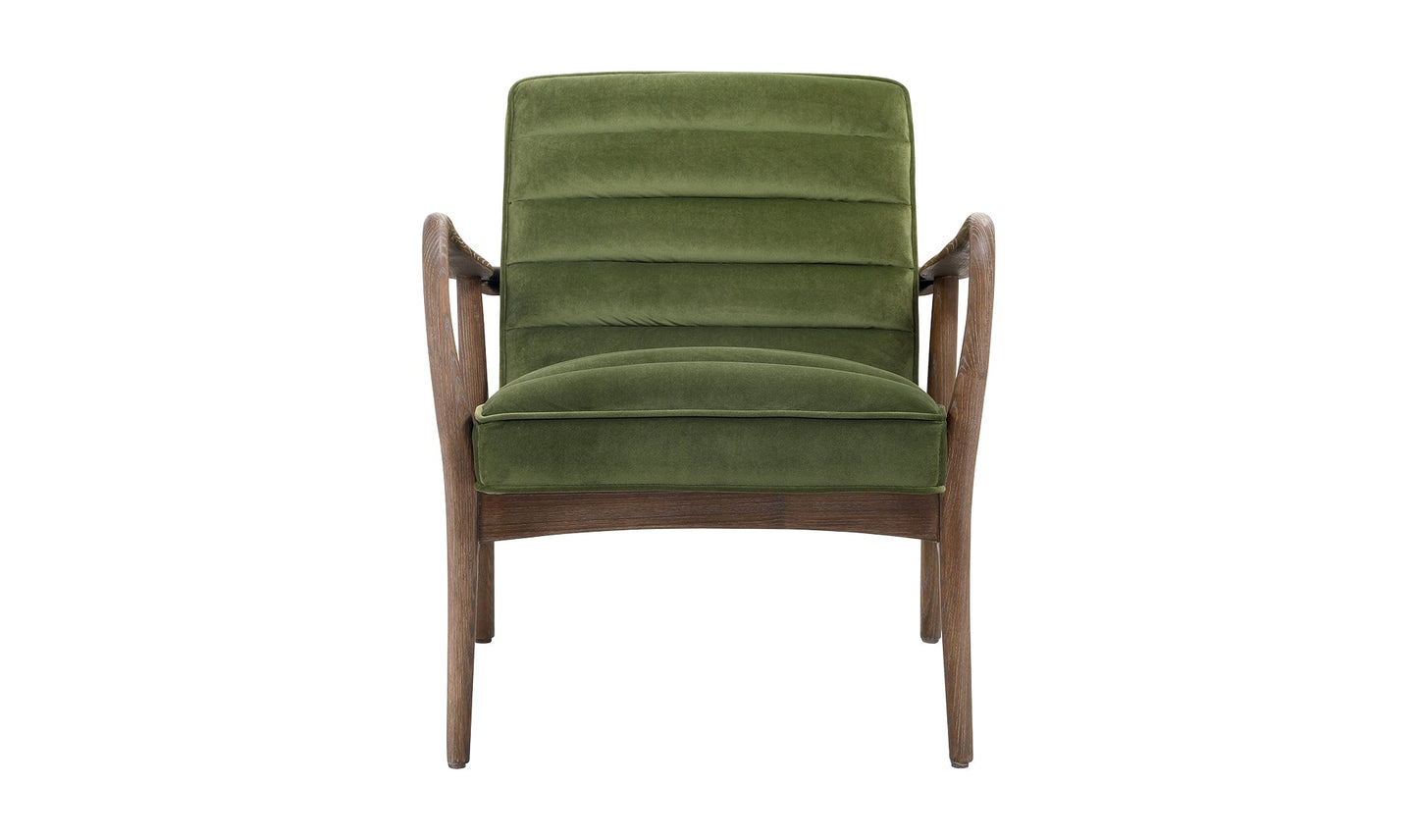 Fauteuil d'appoint vert Anderson
