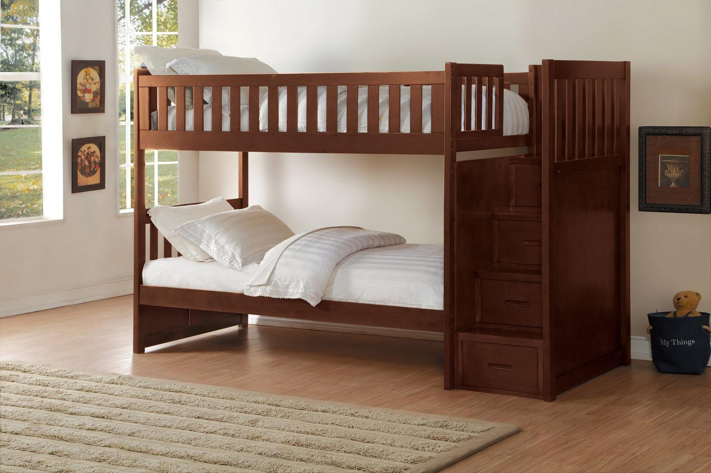 Lits superposés Rowe Twin/Twin Step