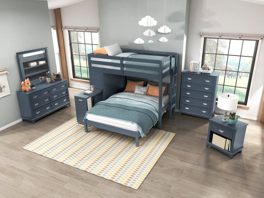 Collection de chambres à coucher Sloane Blue