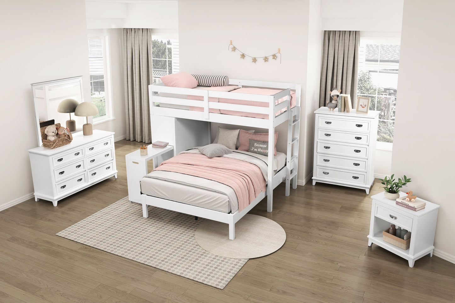 Collection de chambres à coucher Sloane White