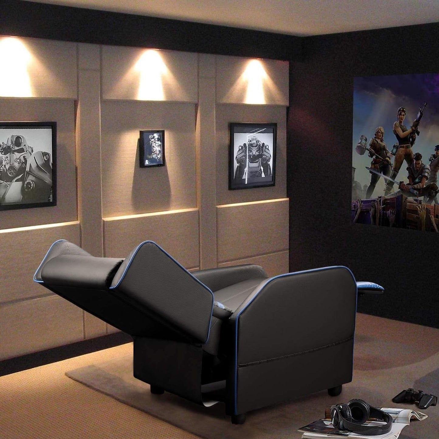 Canapé inclinable ergonomique en cuir PU BOSSIN pour salon