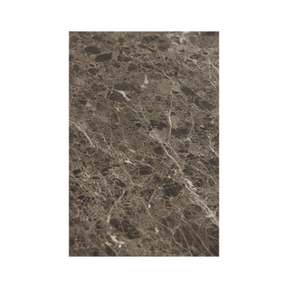 Table à manger Bloom en marbre marron