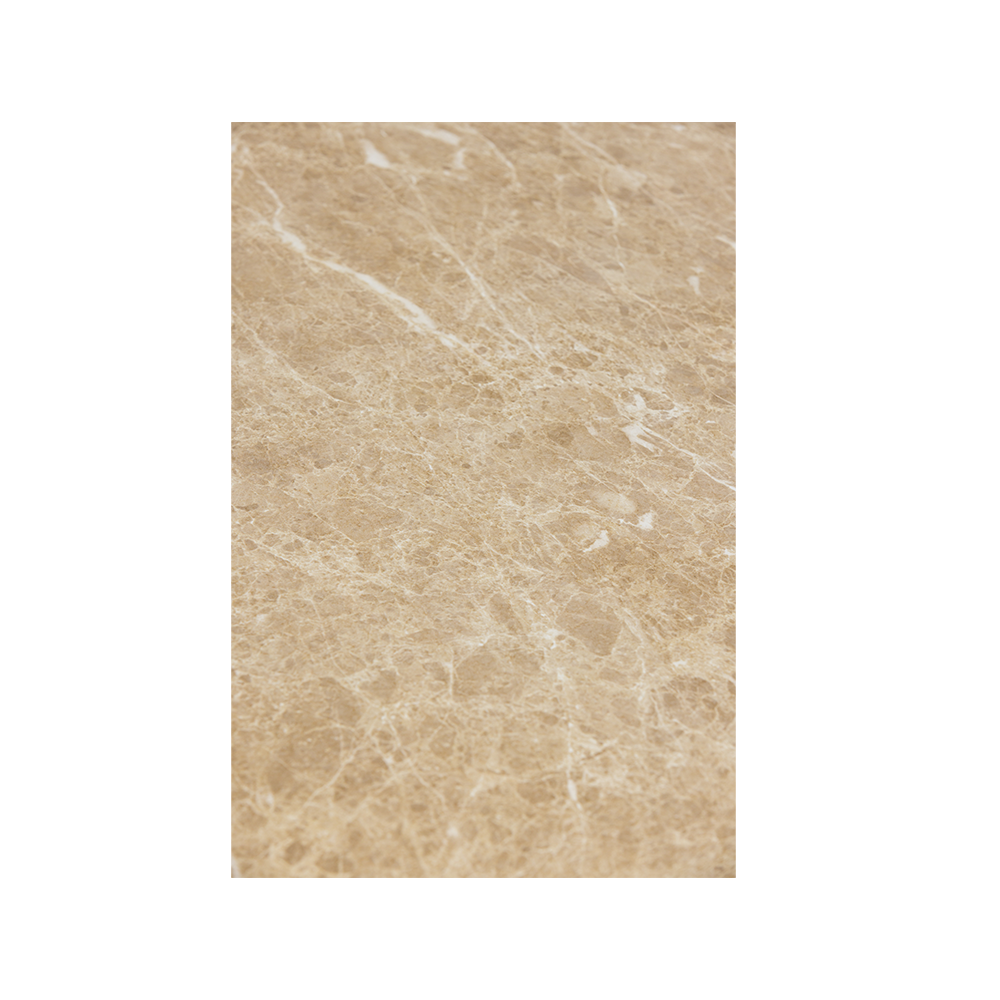 Table à manger Bloom en marbre doré