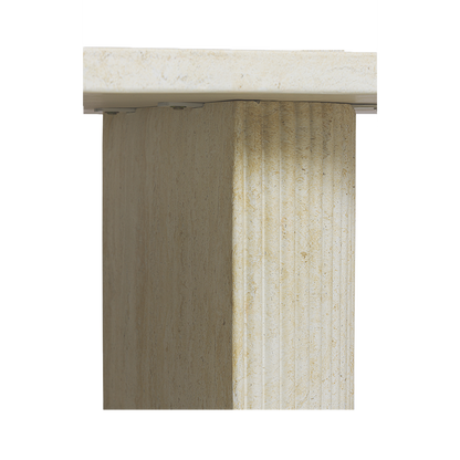 Table à manger Bloom en travertin