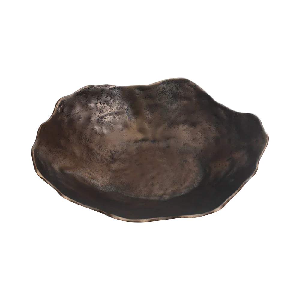 Bol fleuri en bronze