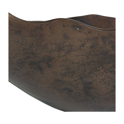 Bol fleuri en bronze