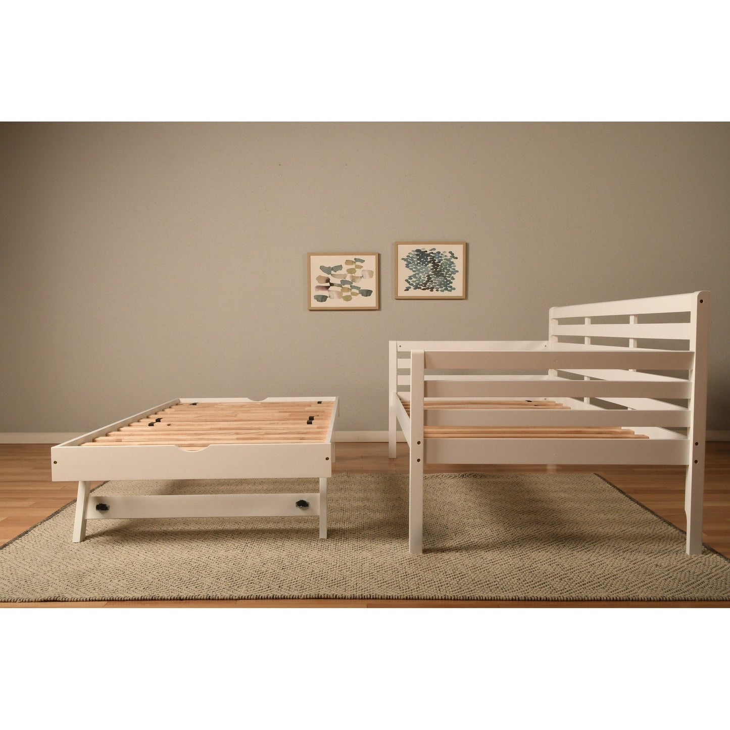Lit de repos Somette Boho avec lit escamotable supplémentaire (matelas non inclus)