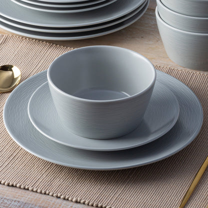 Service de table Noritake Colorscapes Swirl 12 pièces, coupe, service pour 4 personnes