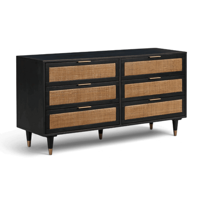 Commode 6 tiroirs Ignis Noir