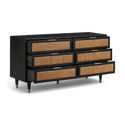 Commode 6 tiroirs Ignis Noir