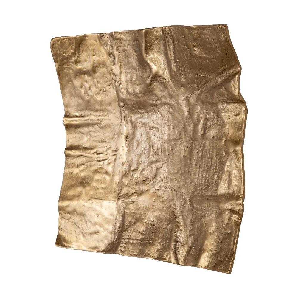 Décoration murale Edge en laiton