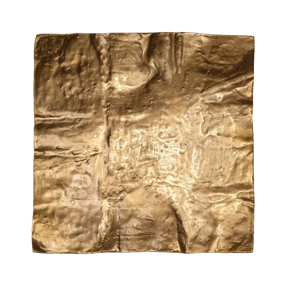 Décoration murale Edge en laiton