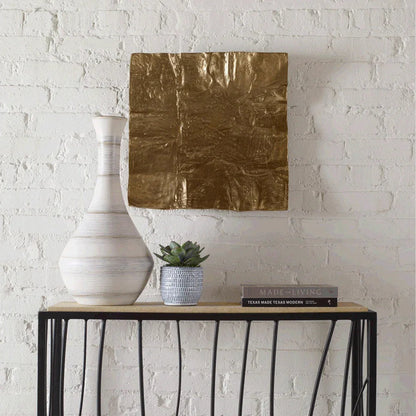 Décoration murale Edge en laiton