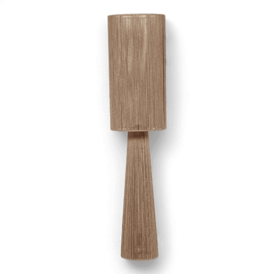 Lampadaire en jute verdoyant