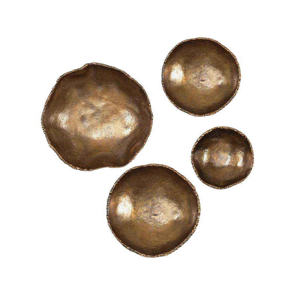 Ensemble de bols en bronze Gaia