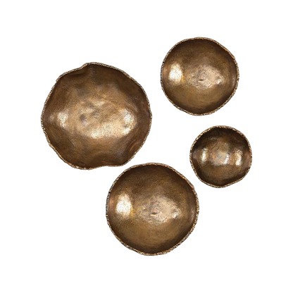 Ensemble de bols en bronze Gaia