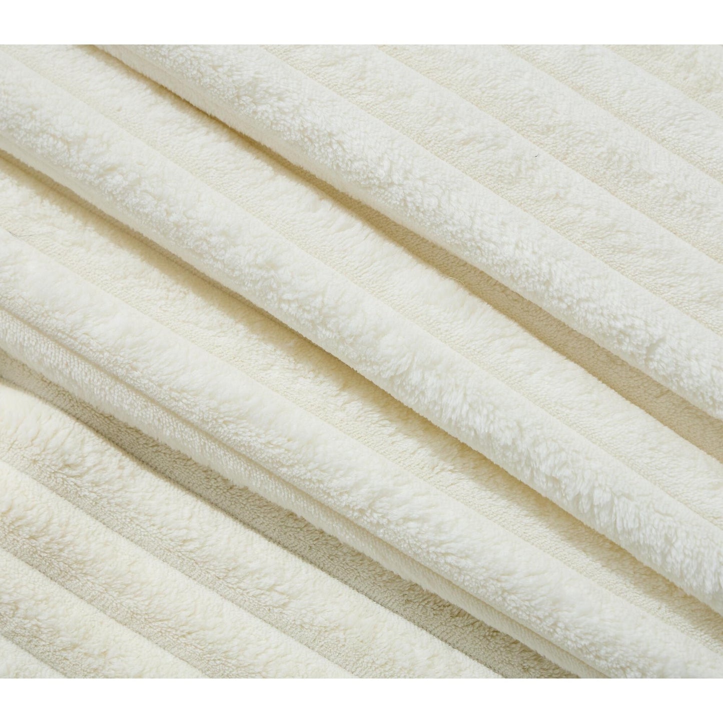 Canapé-lit Harmonia 109 W surdimensionné en velours côtelé, siège profond, double chaise longue avec 4 oreillers