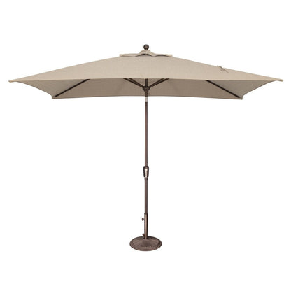Parasol inclinable rectangulaire à bouton-poussoir SimplyShade Catalina de 10 pieds