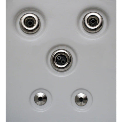 Spa 51 jets Home and Garden pour 5 personnes avec jets en acier inoxydable et ozone - 80 x 80 x 34