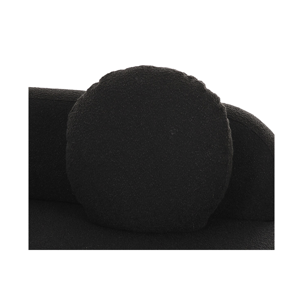 Canapé sectionnel Horizon Boucle noire